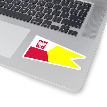 POL dowodca obrony wybrzeza rank flag (Poland) STICKER Vinyl Kiss-Cut Decal - The Sticker Space