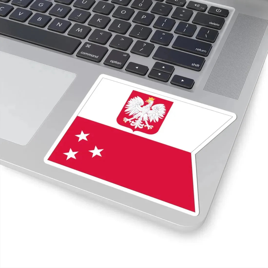 POL Flaga Admirał floty (Poland) STICKER Vinyl Kiss-Cut Decal - The Sticker Space