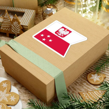 POL Flaga Admirał (Poland) STICKER Vinyl Kiss-Cut Decal - The Sticker Space