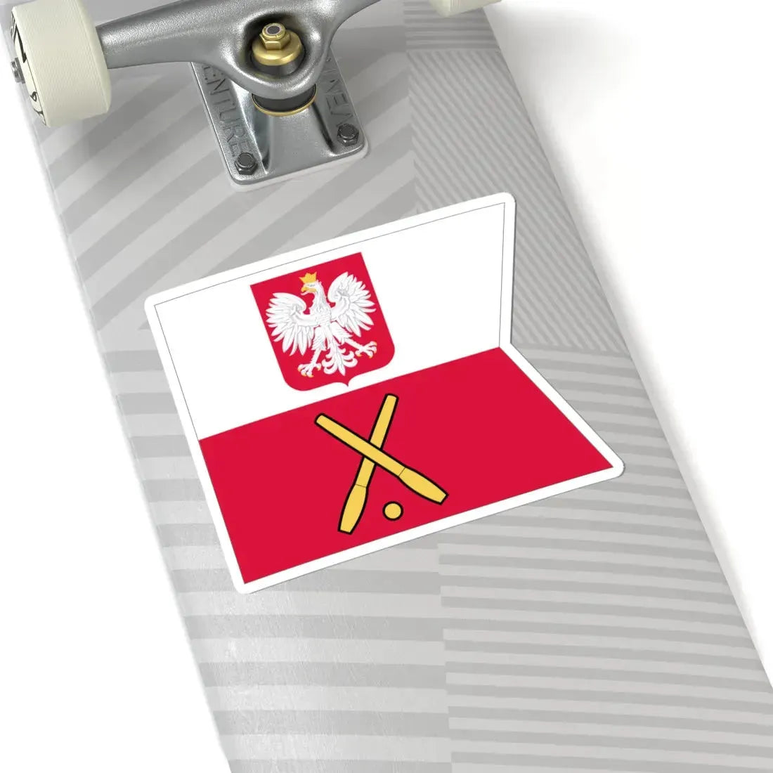 POL Flaga Generał (Poland) STICKER Vinyl Kiss-Cut Decal - The Sticker Space