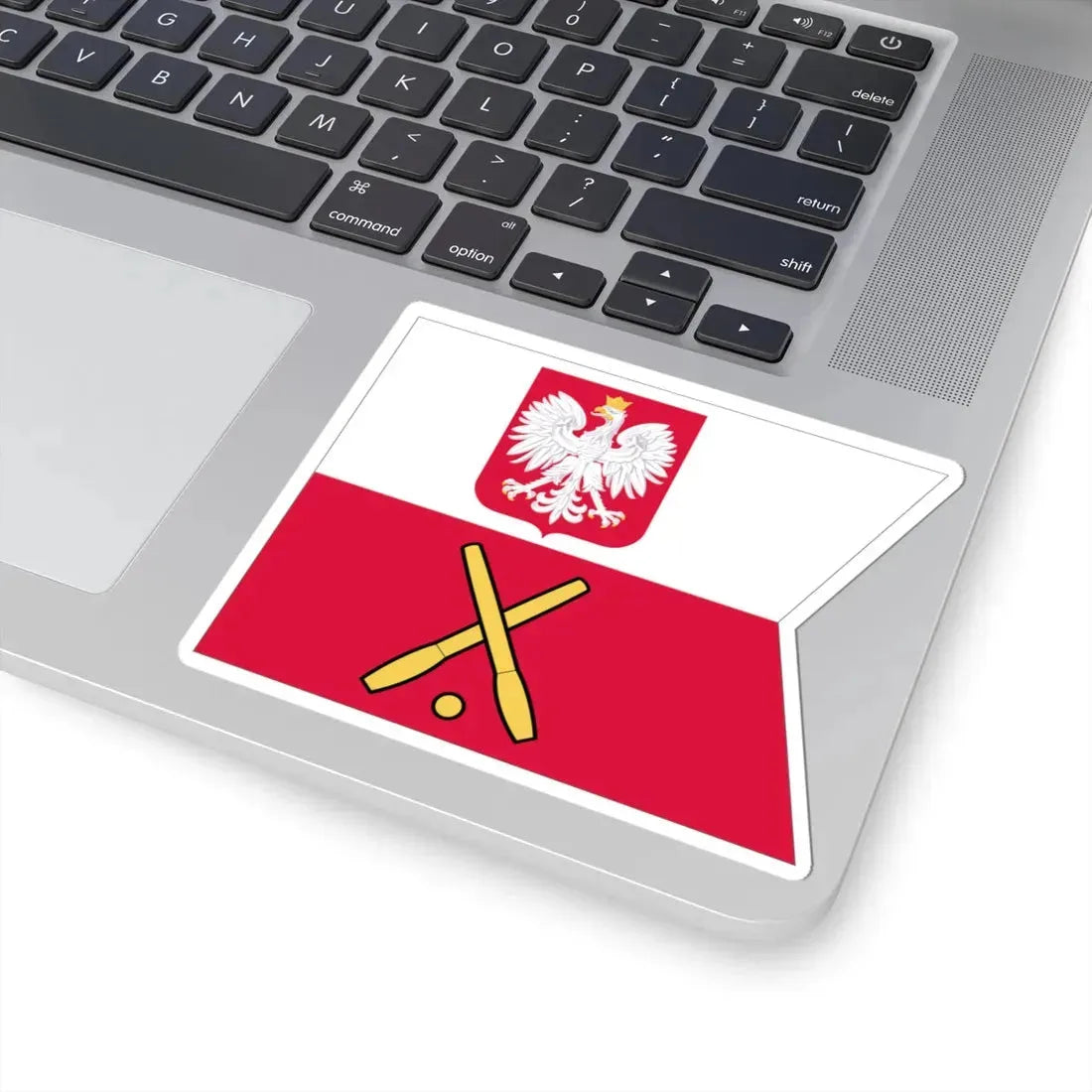 POL Flaga Generał (Poland) STICKER Vinyl Kiss-Cut Decal - The Sticker Space