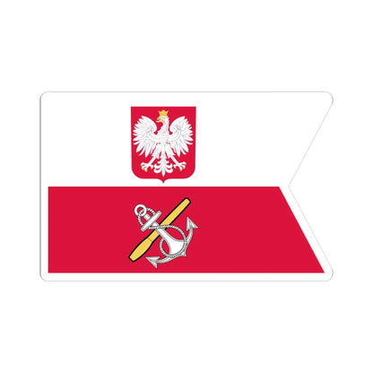 POL Flaga MON (Poland) STICKER Vinyl Kiss-Cut Decal 3 Inch White - The Sticker Space