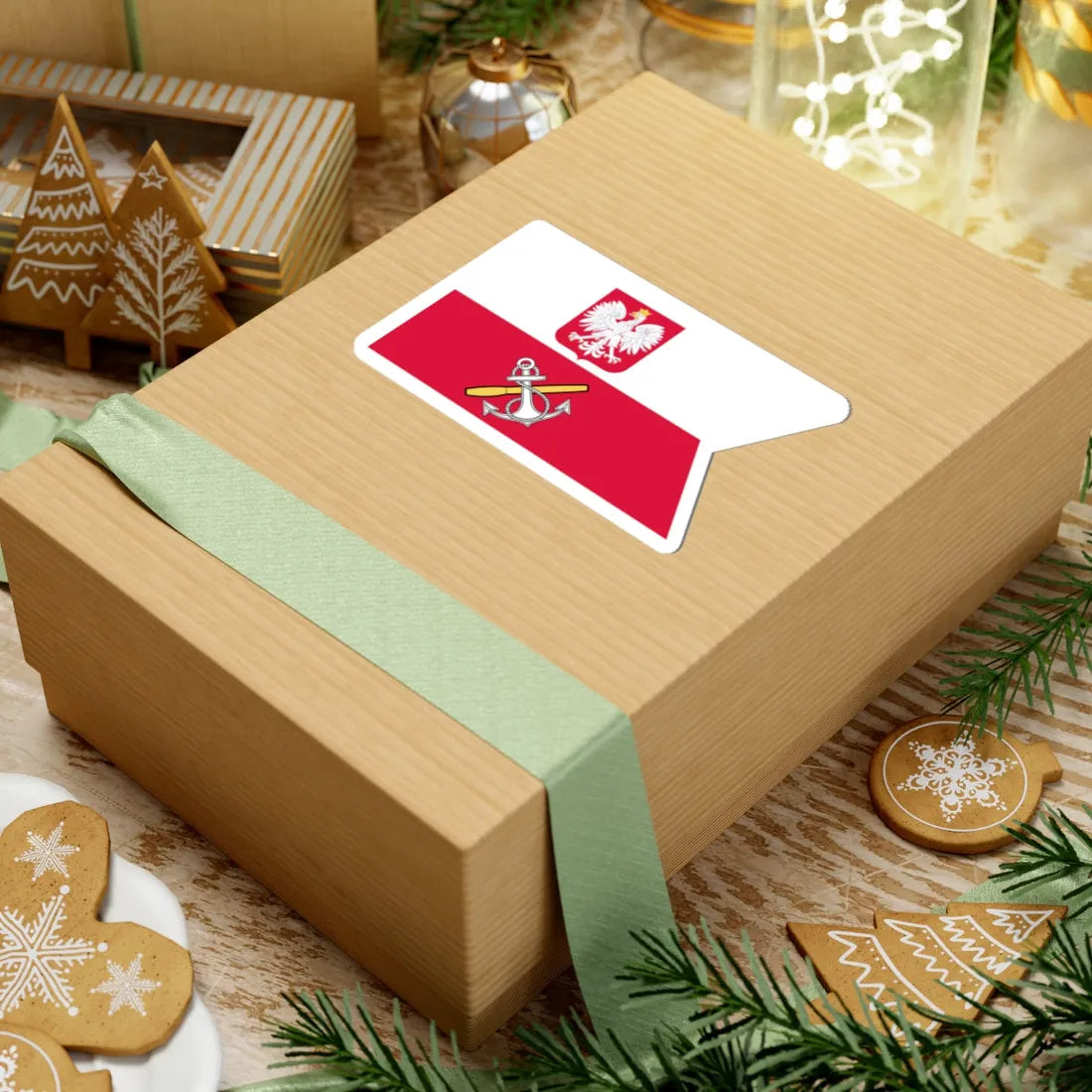 POL Flaga MON (Poland) STICKER Vinyl Kiss-Cut Decal - The Sticker Space