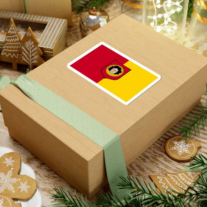 POL Glowno flag (Poland) STICKER Vinyl Kiss-Cut Decal - The Sticker Space