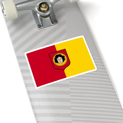 POL Glowno flag (Poland) STICKER Vinyl Kiss-Cut Decal - The Sticker Space