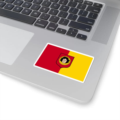 POL Glowno flag (Poland) STICKER Vinyl Kiss-Cut Decal - The Sticker Space