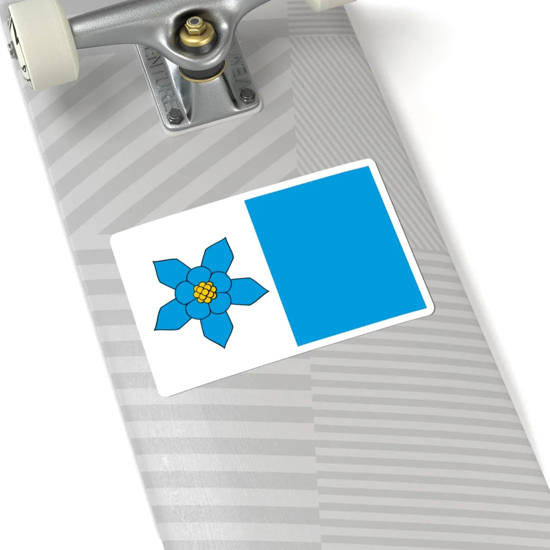 POL gmina Abramow flag (Poland) STICKER Vinyl Kiss-Cut Decal - The Sticker Space