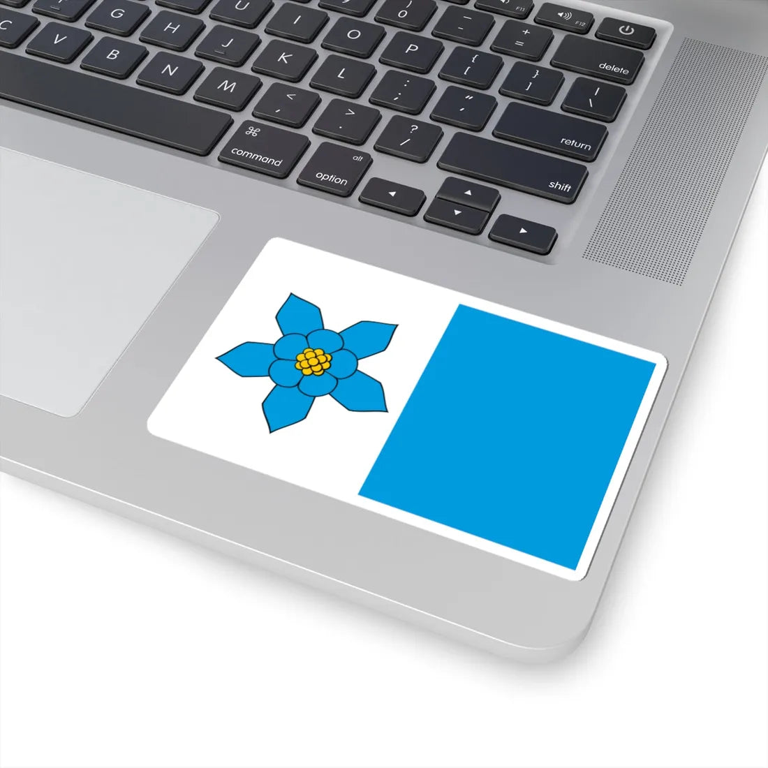 POL gmina Abramow flag (Poland) STICKER Vinyl Kiss-Cut Decal - The Sticker Space