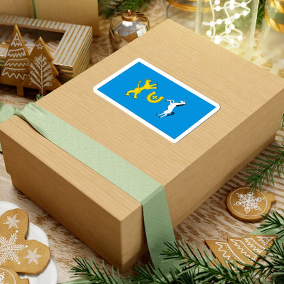 POL gmina Bejsce flag (Poland) STICKER Vinyl Kiss-Cut Decal - The Sticker Space