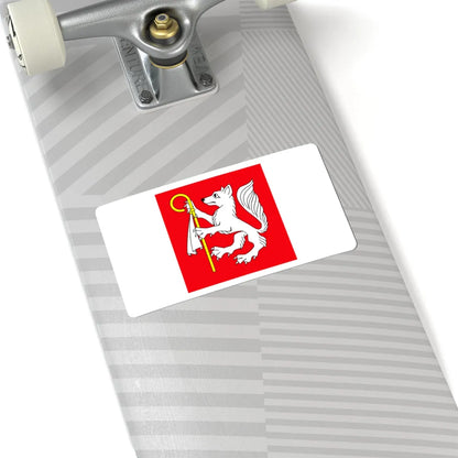 POL gmina Bielice flag (Poland) STICKER Vinyl Kiss-Cut Decal - The Sticker Space