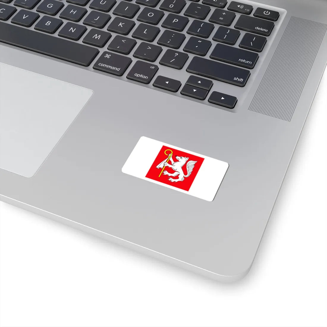 POL gmina Bielice flag (Poland) STICKER Vinyl Kiss-Cut Decal - The Sticker Space