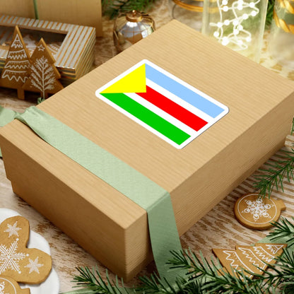 POL gmina Bralin flag (Poland) STICKER Vinyl Kiss-Cut Decal - The Sticker Space