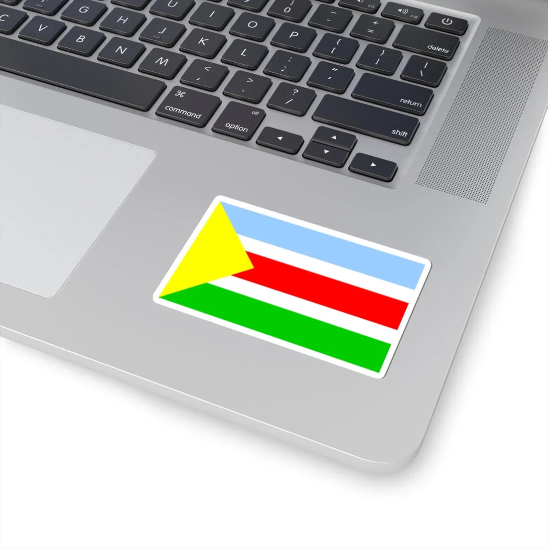 POL gmina Bralin flag (Poland) STICKER Vinyl Kiss-Cut Decal - The Sticker Space