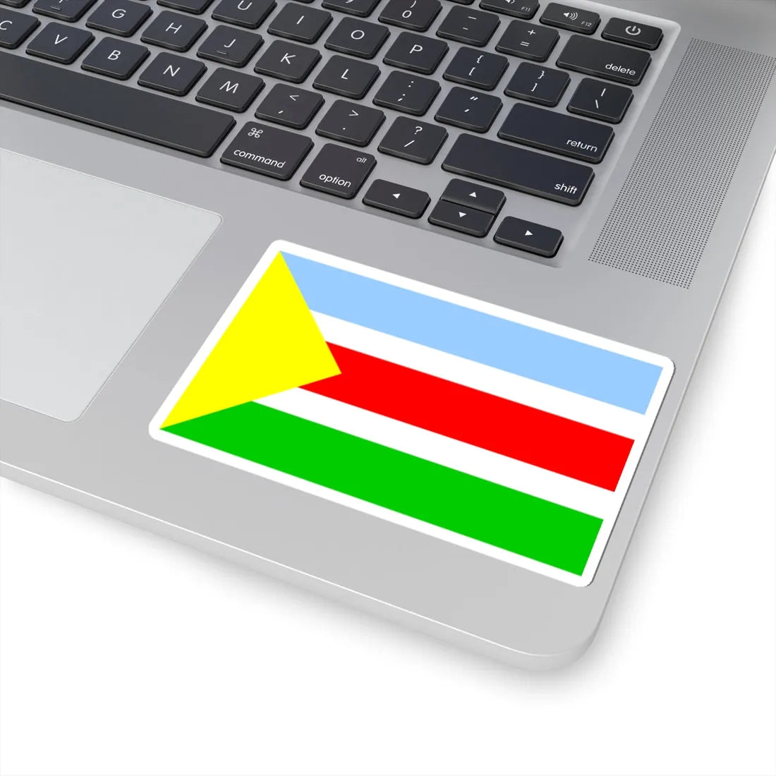 POL gmina Bralin flag (Poland) STICKER Vinyl Kiss-Cut Decal - The Sticker Space