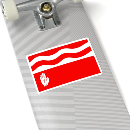 POL gmina Brodnica flag (Poland) STICKER Vinyl Kiss-Cut Decal - The Sticker Space