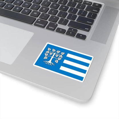 POL gmina Brzezno flag (Poland) STICKER Vinyl Kiss-Cut Decal - The Sticker Space