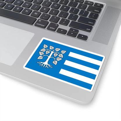 POL gmina Brzezno flag (Poland) STICKER Vinyl Kiss-Cut Decal - The Sticker Space