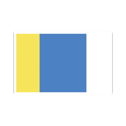 POL gmina Byton flag (Poland) STICKER Vinyl Kiss-Cut Decal 2 Inch White - The Sticker Space