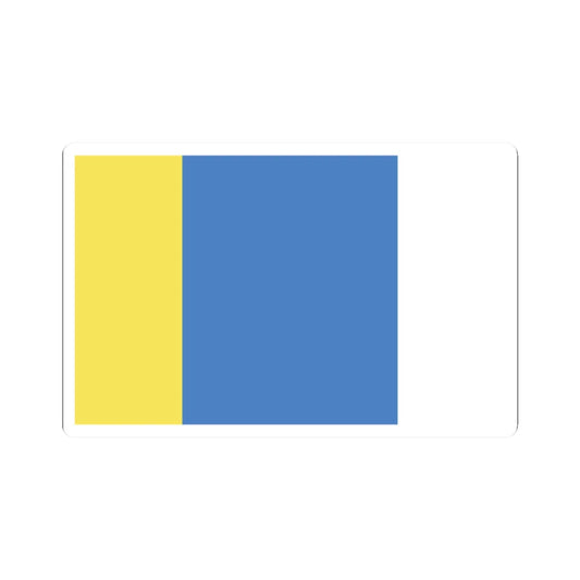 POL gmina Byton flag (Poland) STICKER Vinyl Kiss-Cut Decal 2 Inch White - The Sticker Space