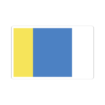 POL gmina Byton flag (Poland) STICKER Vinyl Kiss-Cut Decal 4 Inch White - The Sticker Space