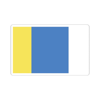 POL gmina Byton flag (Poland) STICKER Vinyl Kiss-Cut Decal 6 Inch White - The Sticker Space