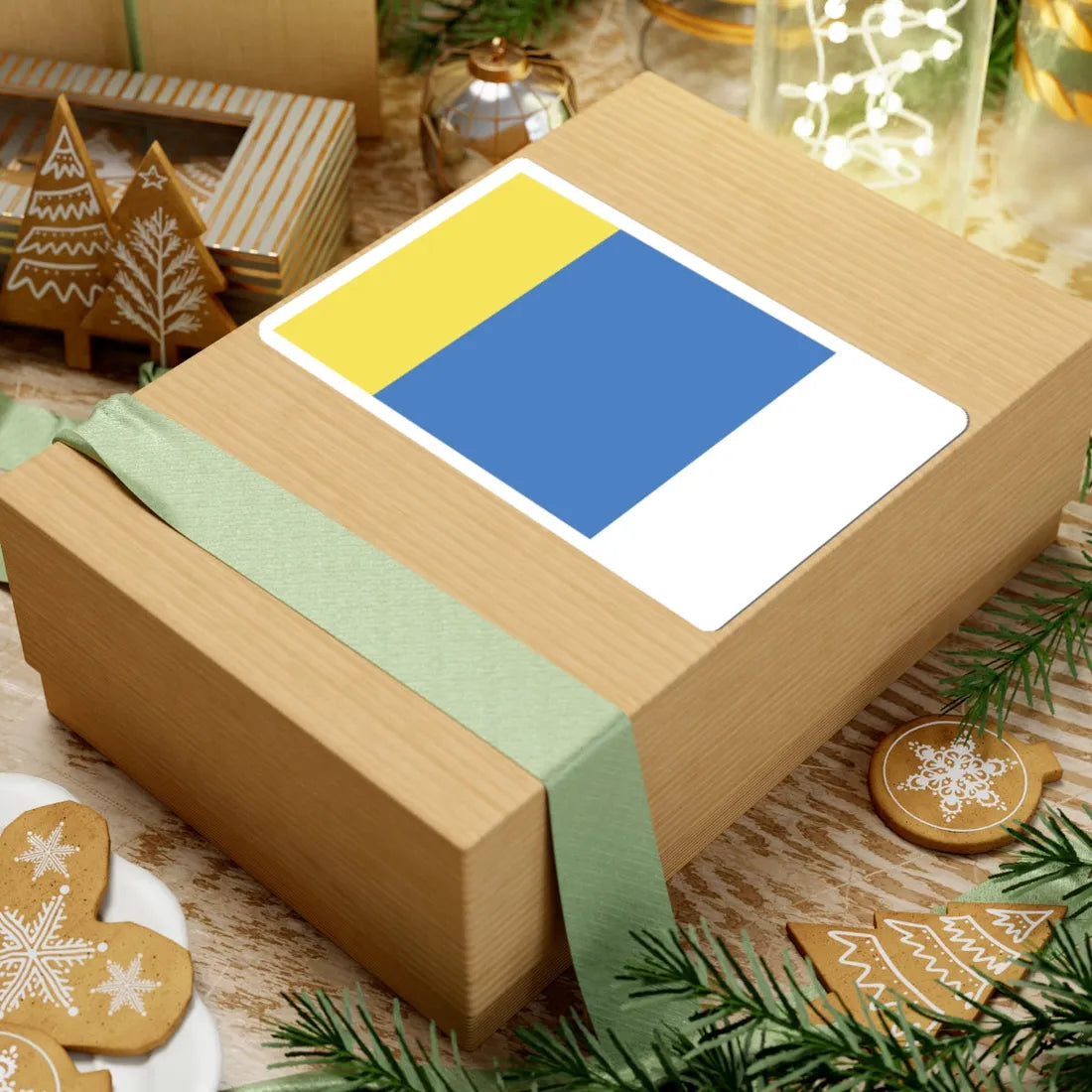 POL gmina Byton flag (Poland) STICKER Vinyl Kiss-Cut Decal - The Sticker Space