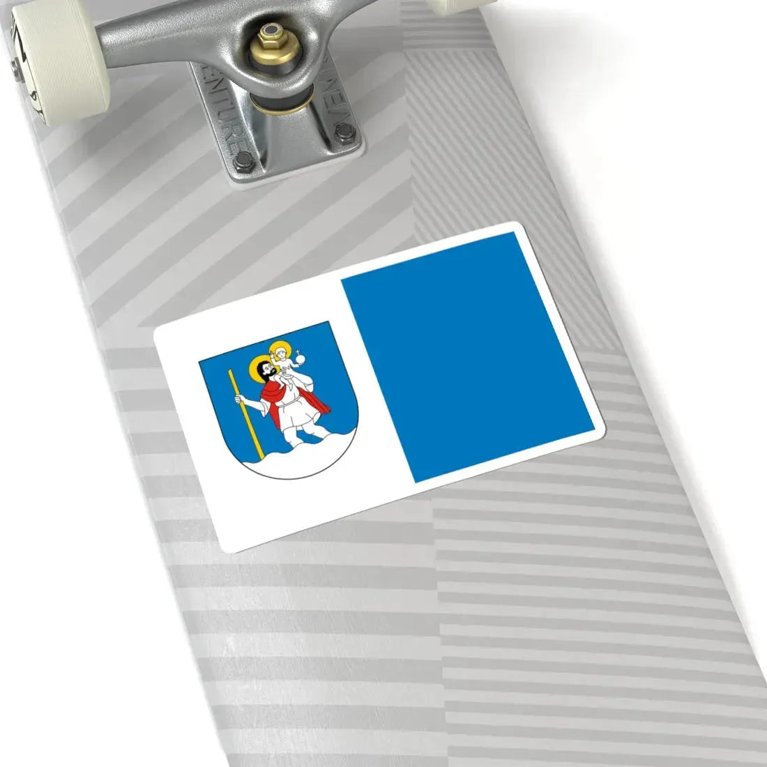 POL gmina Chełmiec flag (Poland) STICKER Vinyl Kiss-Cut Decal - The Sticker Space