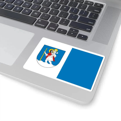 POL gmina Chełmiec flag (Poland) STICKER Vinyl Kiss-Cut Decal - The Sticker Space