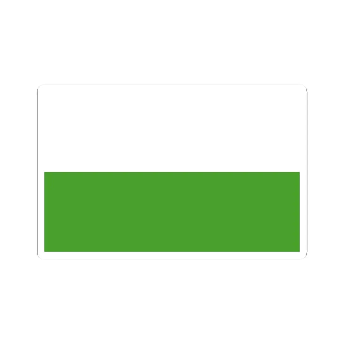 POL gmina Chełmza flag (Poland) STICKER Vinyl Kiss-Cut Decal 2 Inch White - The Sticker Space