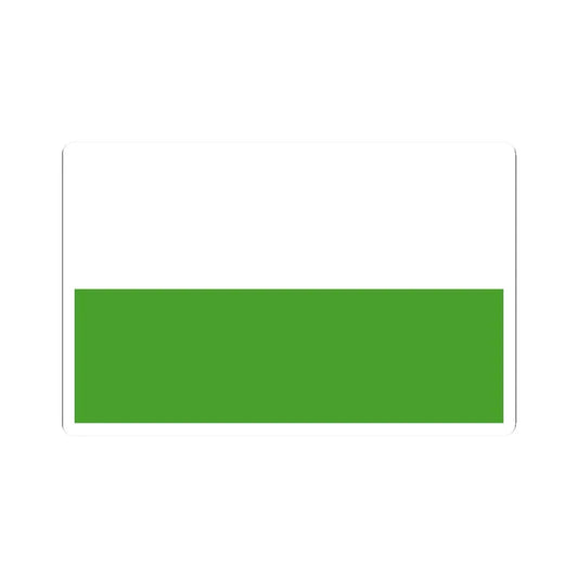 POL gmina Chełmza flag (Poland) STICKER Vinyl Kiss-Cut Decal 2 Inch White - The Sticker Space