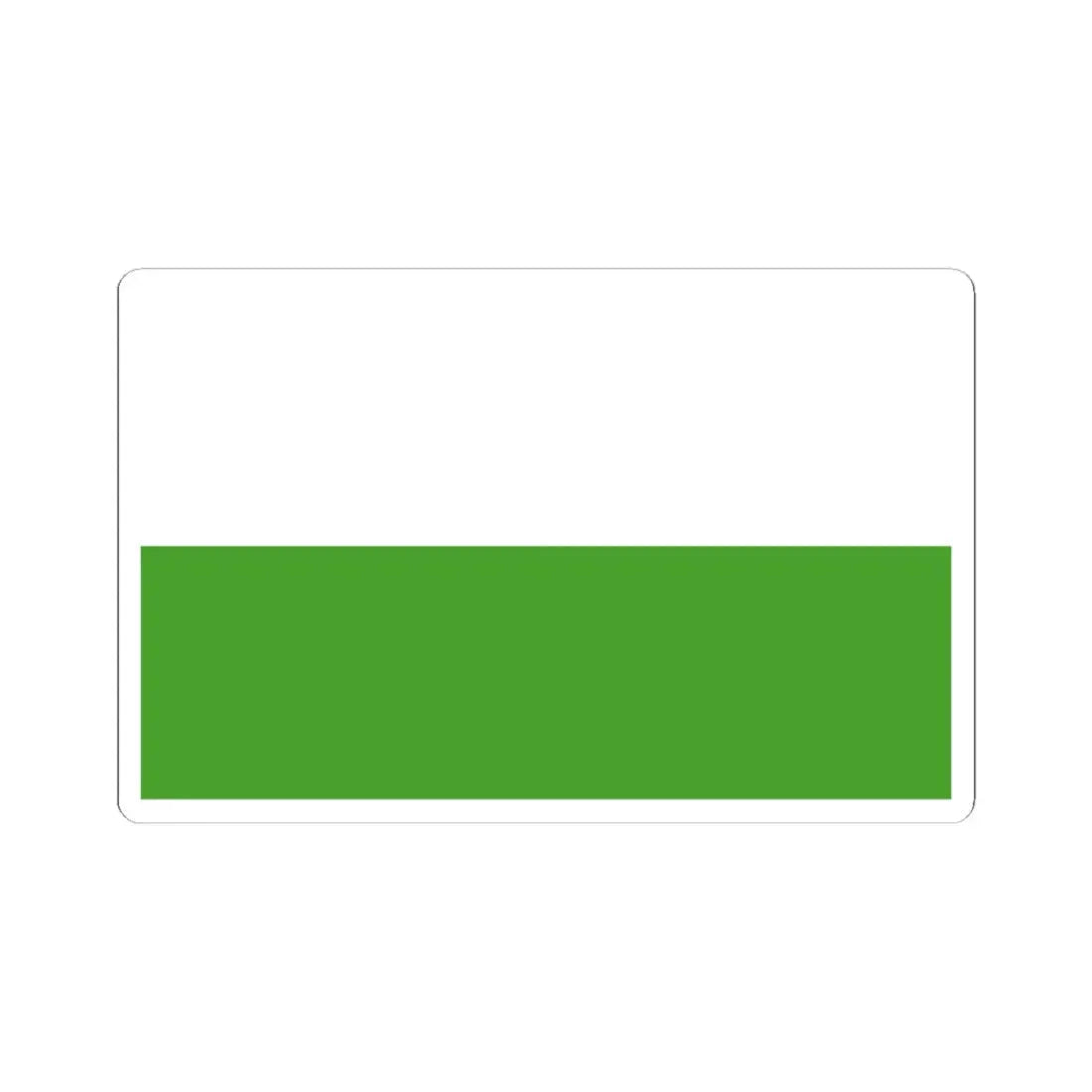 POL gmina Chełmza flag (Poland) STICKER Vinyl Kiss-Cut Decal 3 Inch White - The Sticker Space