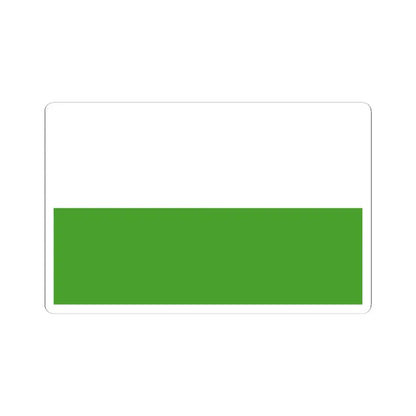 POL gmina Chełmza flag (Poland) STICKER Vinyl Kiss-Cut Decal 3 Inch White - The Sticker Space