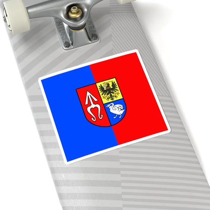 POL gmina Chlewiska flag (Poland) STICKER Vinyl Kiss-Cut Decal - The Sticker Space