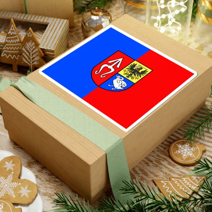 POL gmina Chlewiska flag (Poland) STICKER Vinyl Kiss-Cut Decal - The Sticker Space