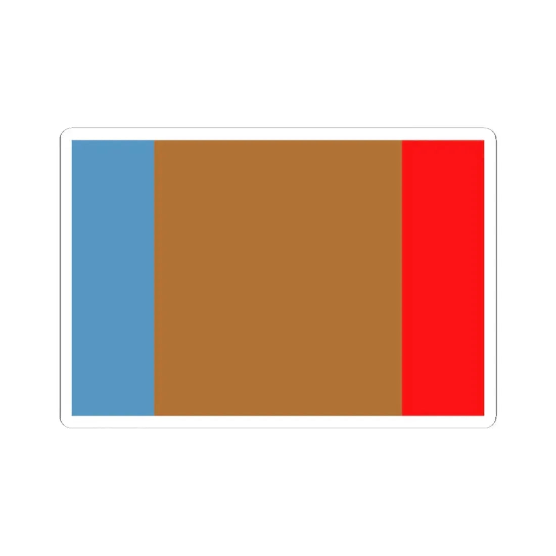 POL gmina Chojnow flag (Poland) STICKER Vinyl Kiss-Cut Decal 4 Inch White - The Sticker Space