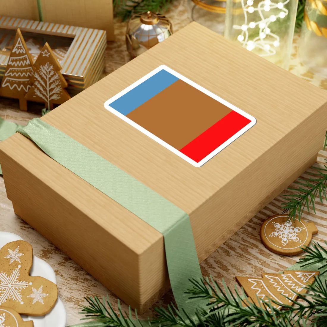 POL gmina Chojnow flag (Poland) STICKER Vinyl Kiss-Cut Decal - The Sticker Space