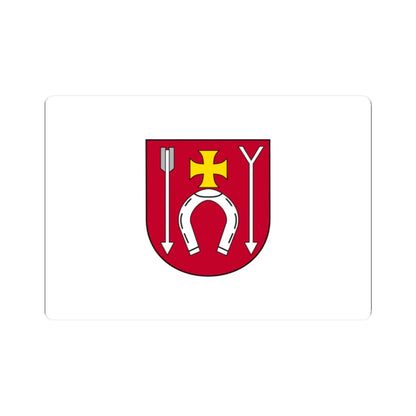 POL gmina Czerniewice flag (Poland) STICKER Vinyl Kiss-Cut Decal 2 Inch White - The Sticker Space