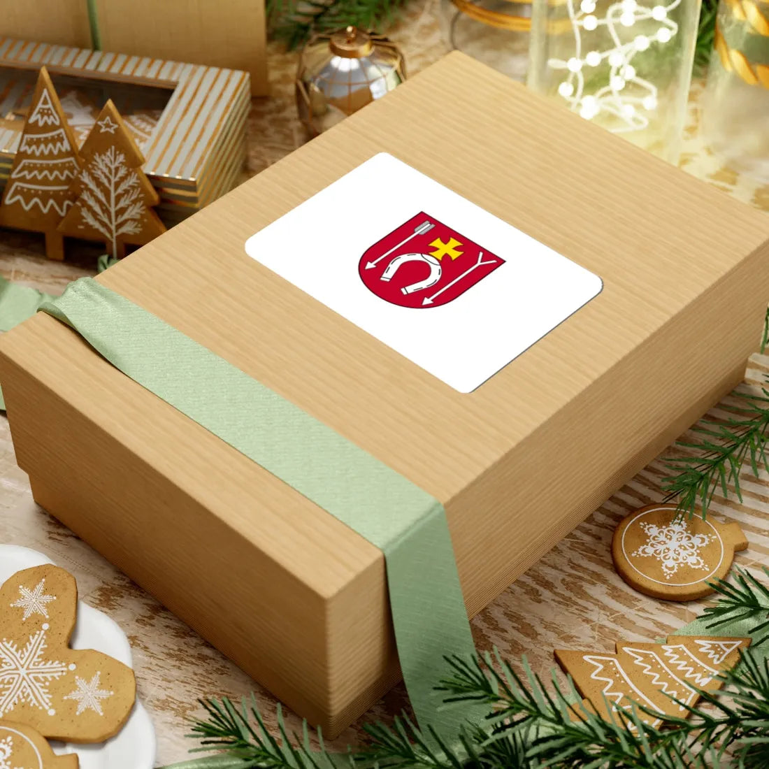 POL gmina Czerniewice flag (Poland) STICKER Vinyl Kiss-Cut Decal - The Sticker Space