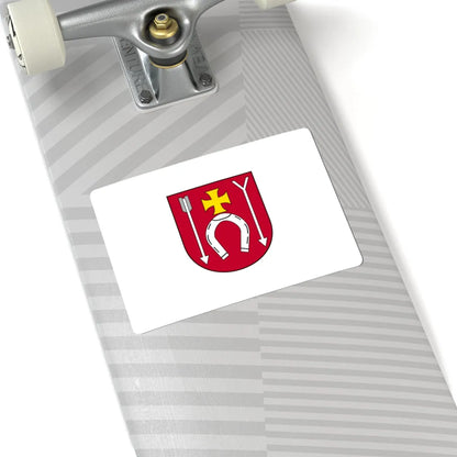 POL gmina Czerniewice flag (Poland) STICKER Vinyl Kiss-Cut Decal - The Sticker Space