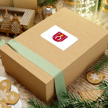 POL gmina Czerniewice flag (Poland) STICKER Vinyl Kiss-Cut Decal - The Sticker Space