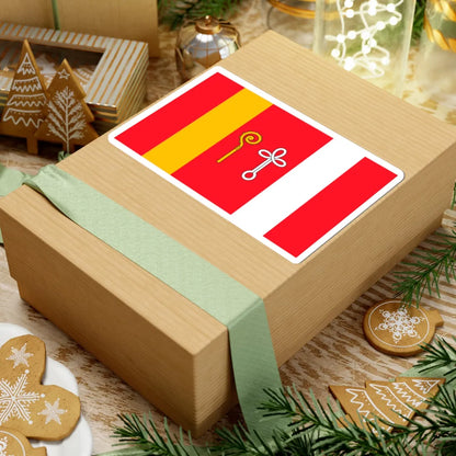 POL gmina Gniezno flag (Poland) STICKER Vinyl Kiss-Cut Decal - The Sticker Space