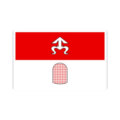 POL gmina Gorno flag (Poland) STICKER Vinyl Kiss-Cut Decal 2 Inch White - The Sticker Space