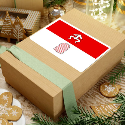 POL gmina Gorno flag (Poland) STICKER Vinyl Kiss-Cut Decal - The Sticker Space