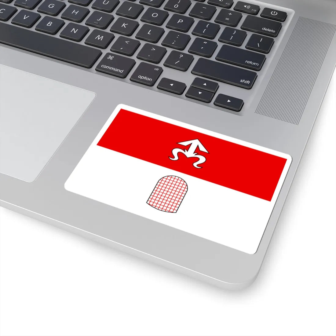 POL gmina Gorno flag (Poland) STICKER Vinyl Kiss-Cut Decal - The Sticker Space