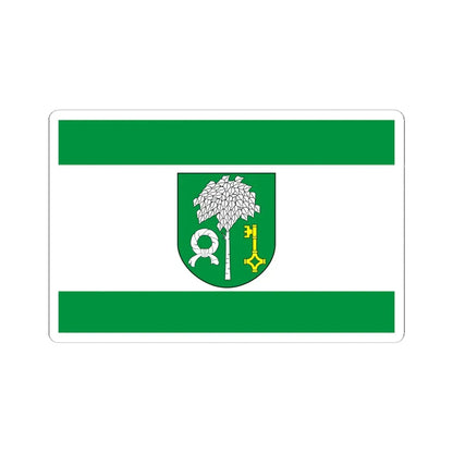 POL gmina Głowaczow flag (Poland) STICKER Vinyl Kiss-Cut Decal 6 Inch White - The Sticker Space