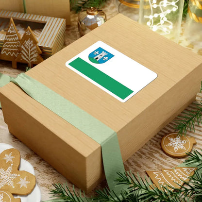 POL gmina Głowno flag (Poland) STICKER Vinyl Kiss-Cut Decal - The Sticker Space