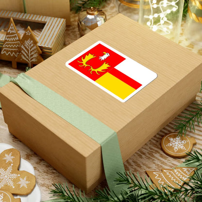 POL gmina Izabelin flag (Poland) STICKER Vinyl Kiss-Cut Decal - The Sticker Space