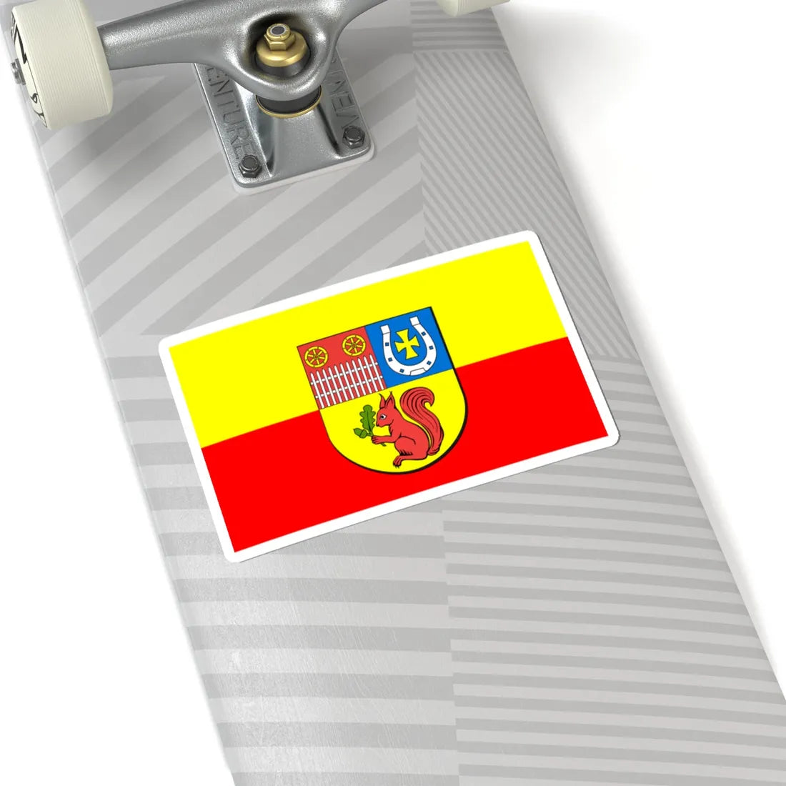 POL gmina Jarocin flag (Poland) STICKER Vinyl Kiss-Cut Decal - The Sticker Space