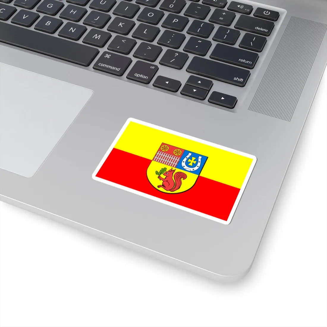 POL gmina Jarocin flag (Poland) STICKER Vinyl Kiss-Cut Decal - The Sticker Space