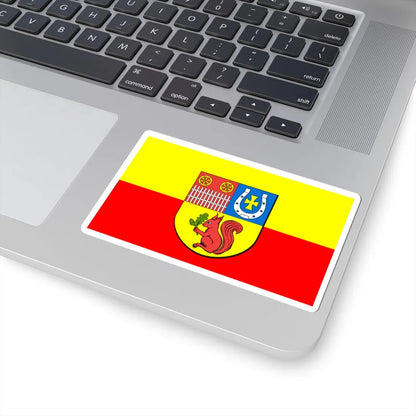 POL gmina Jarocin flag (Poland) STICKER Vinyl Kiss-Cut Decal - The Sticker Space